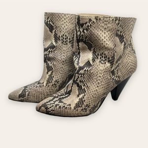 Treasure & Bond snake skin womens boots